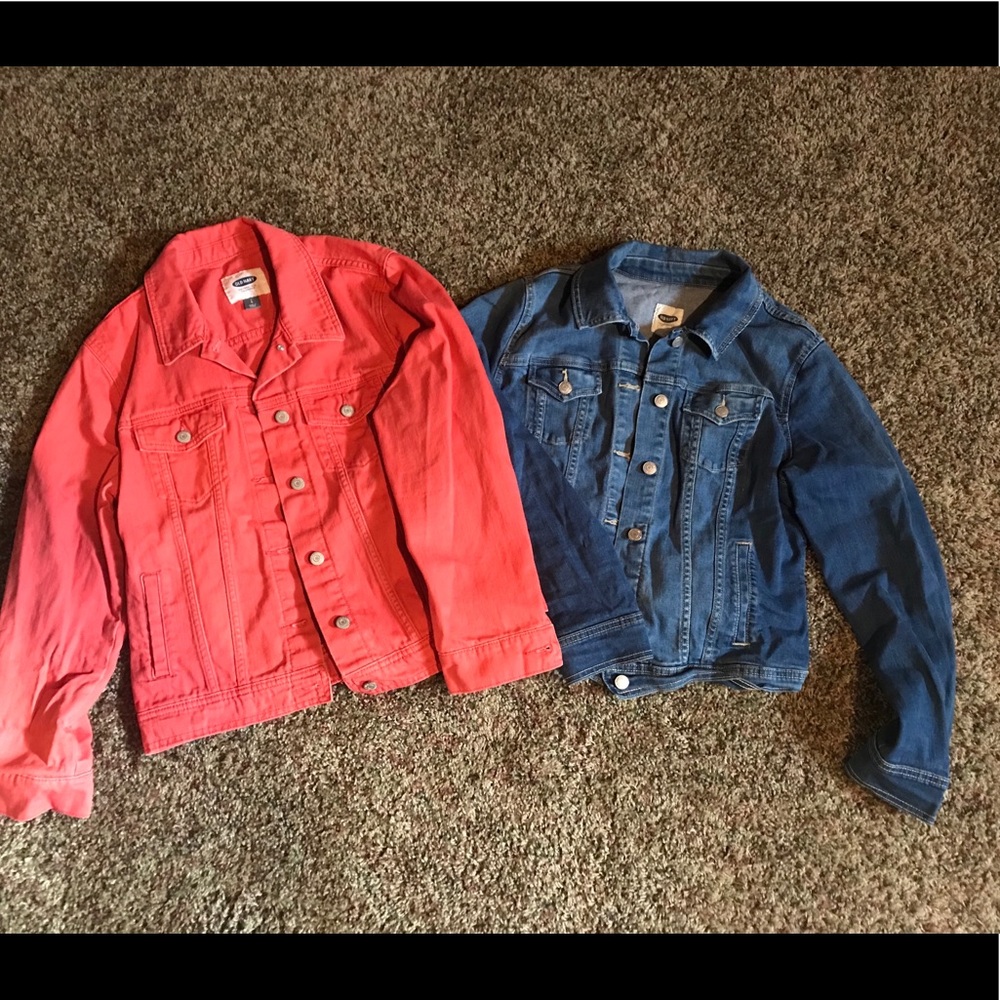 Women’s size large old navy jean jackets